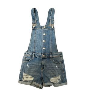 Tinseltown Button Front Shorts Overalls Size Small NEW with Tags